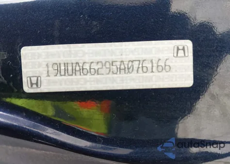 2005 Acura Tl из США, поврежденный, VIN 19UUA66295A076166